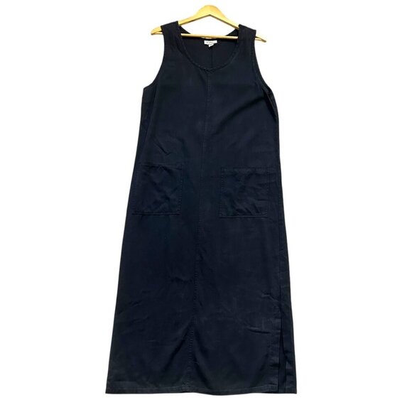 Old Friends Sleeveless Pullover Dress Womens Size M Teacher Modest Lagenlook - Picture 1 of 6